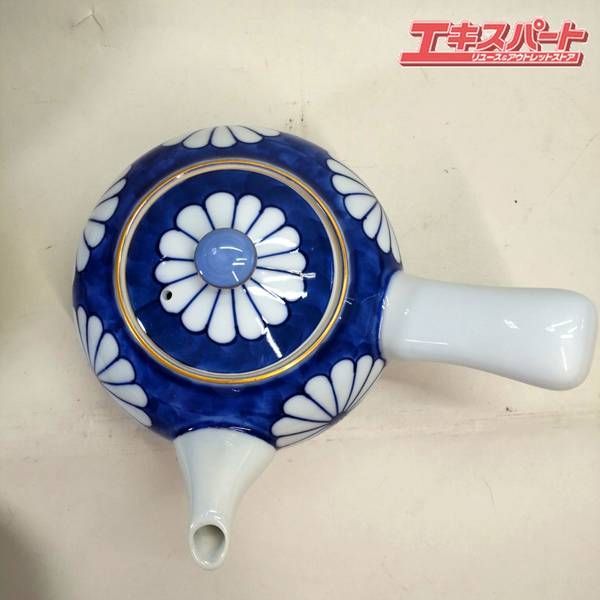 染付菊文 茶器揃