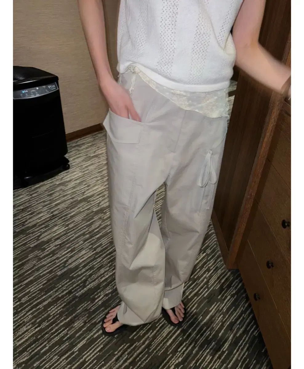 beant　RHC ロンハーマン ワイドチノパンツ XS RHC ロンハーマン Wide Chino Pants ワイドチノパンツ XS（Ron