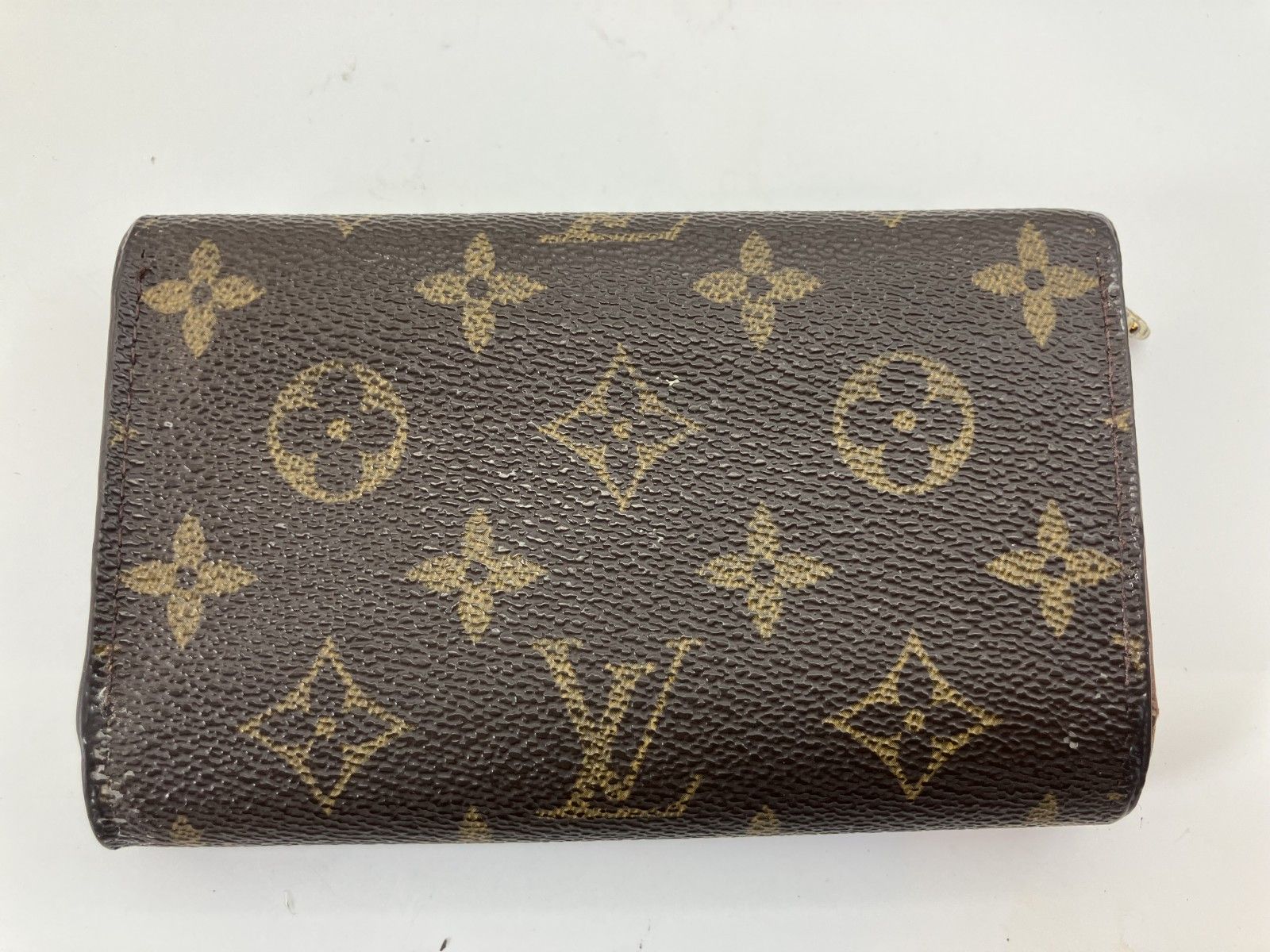 ルイヴィトン 2つ折り財布 コンパクトジップ モノグラム 14×9cm