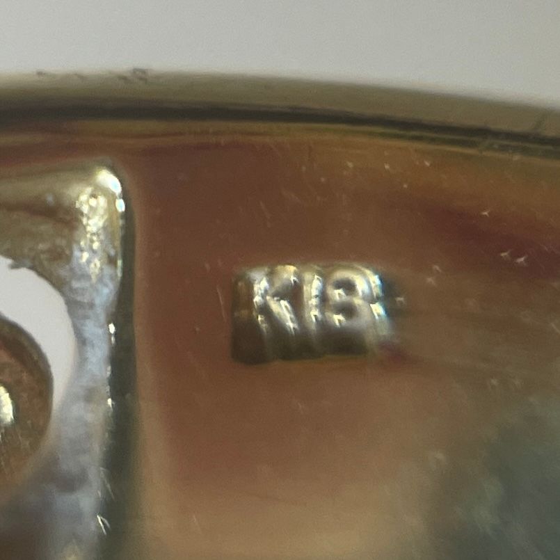 ☆ K18刻印 18金 図形モチーフ デザインリング リング・指輪 11