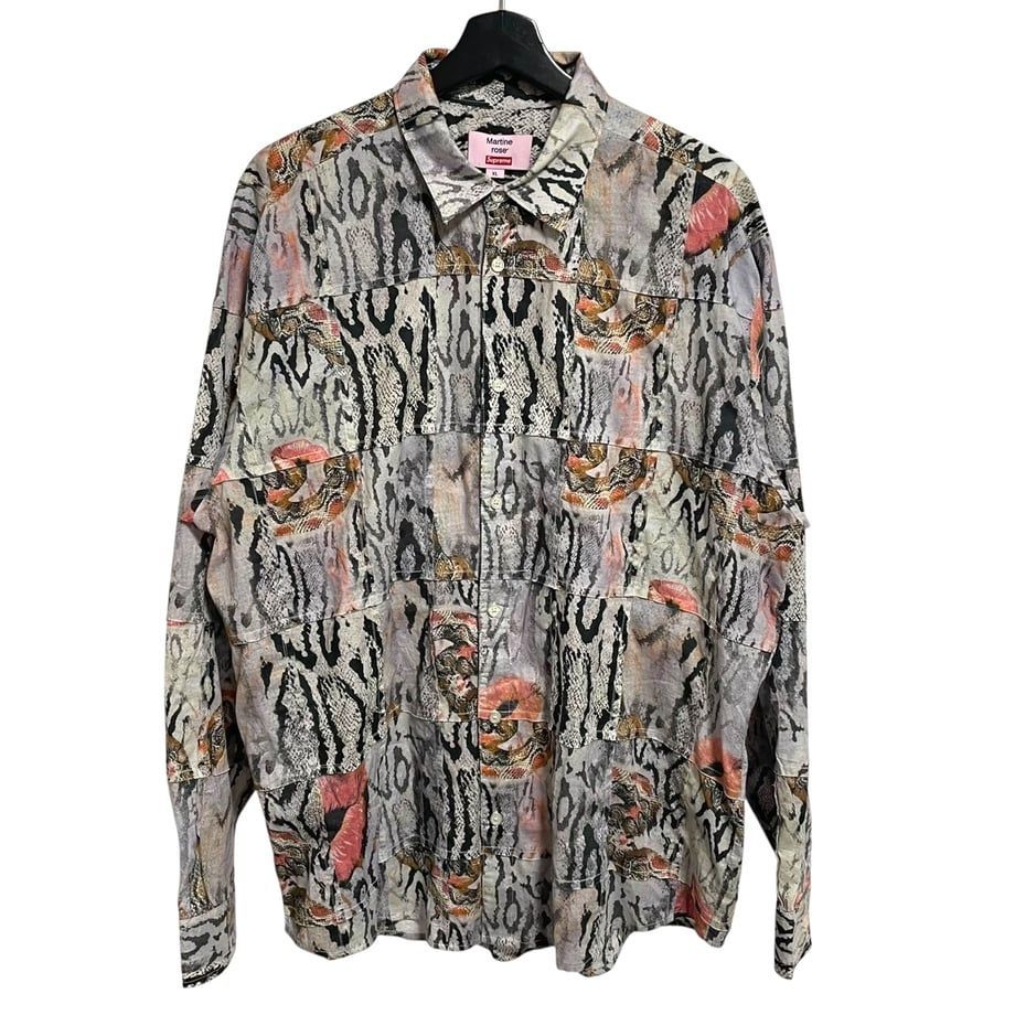 SUPREME 】× MARTINE ROSE PATCHWORK SHIRT FW24 シュプリーム