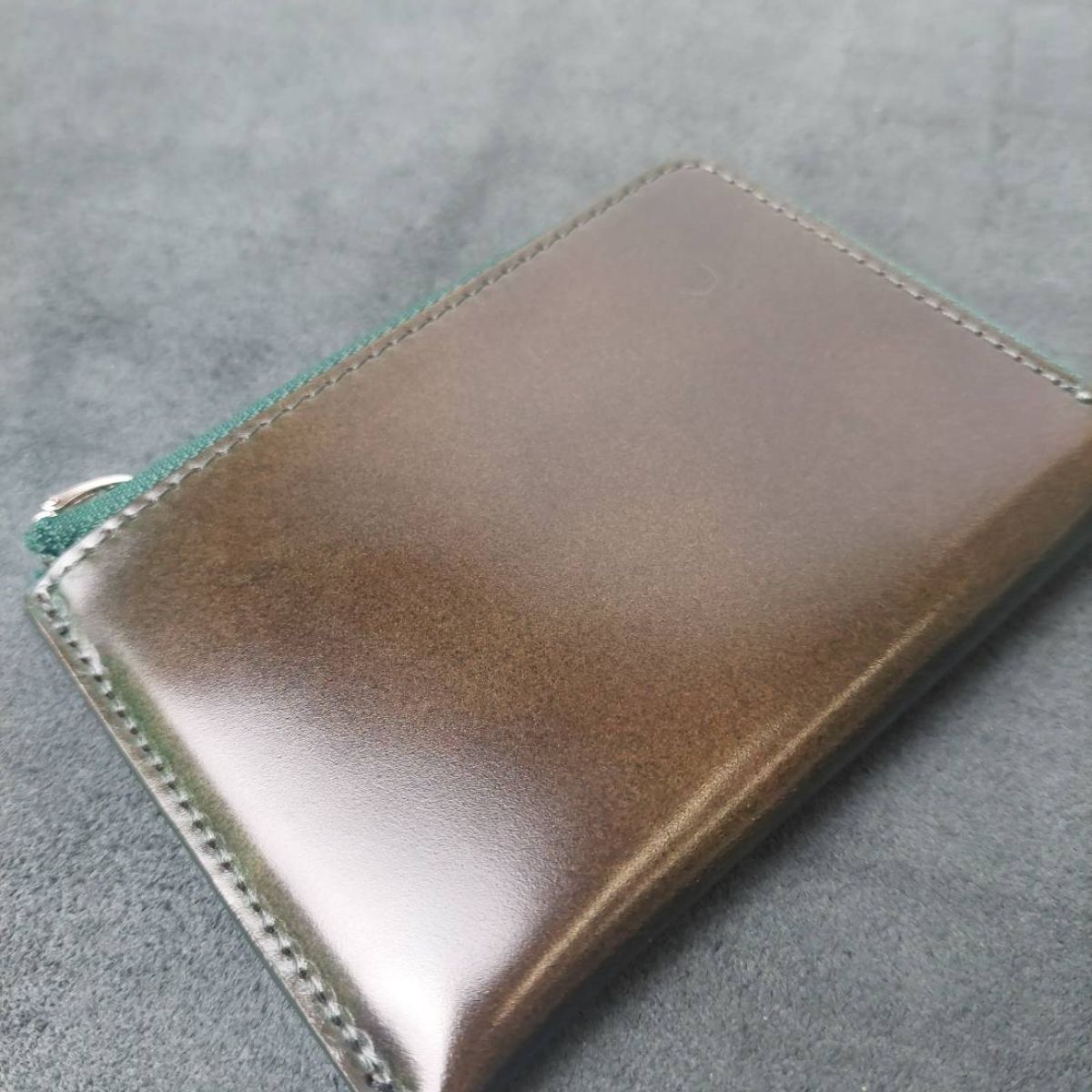 日本製 コードバン L字ファスナー ミニ財布 本革 KUBERA9981
