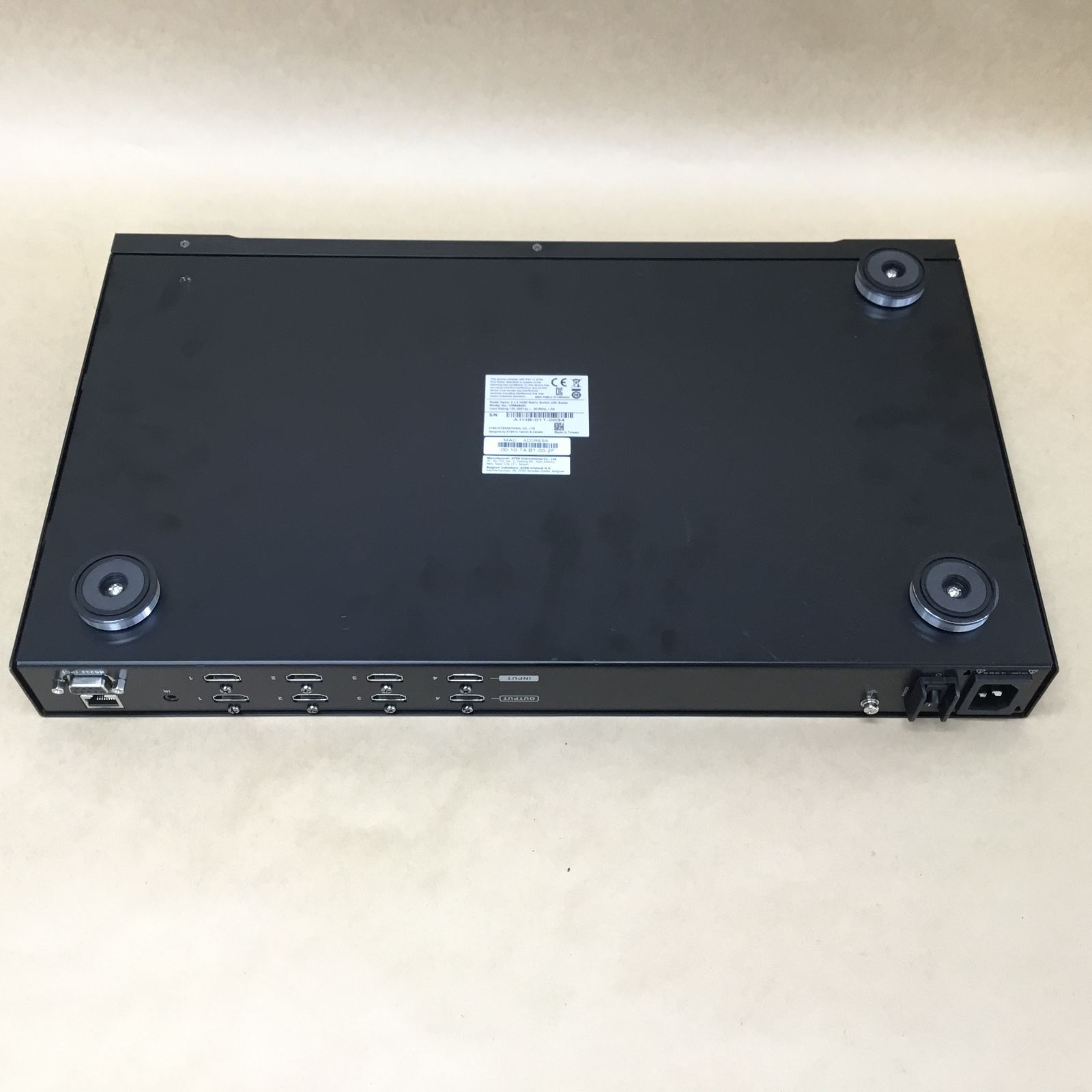 ATEN 4×4ビデオウォール HDMIシームレススイッチャー VM5404H 4入力4出力HDMIマトリックススイッチャー（ビデオウォール対応