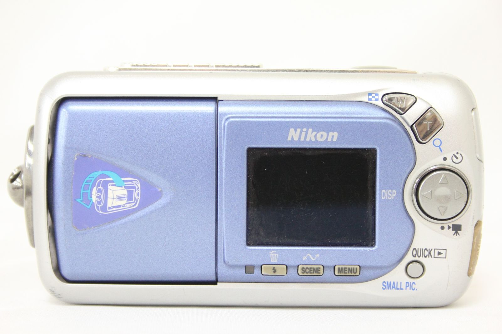 返品保証】 ニコン Nikon Coolpix E2500 ブルー バッテリー