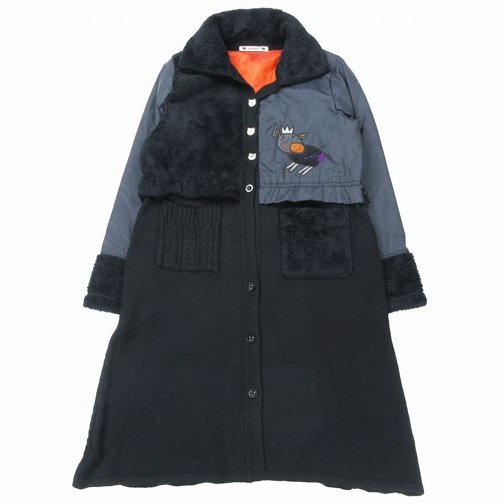 オレボレブラ　アルベロベロ　ロングコート　ボンディング加工　ドッキング　ブタさん アルベロベロ ALBEROBELLO オレボレブラ ドッキング コート