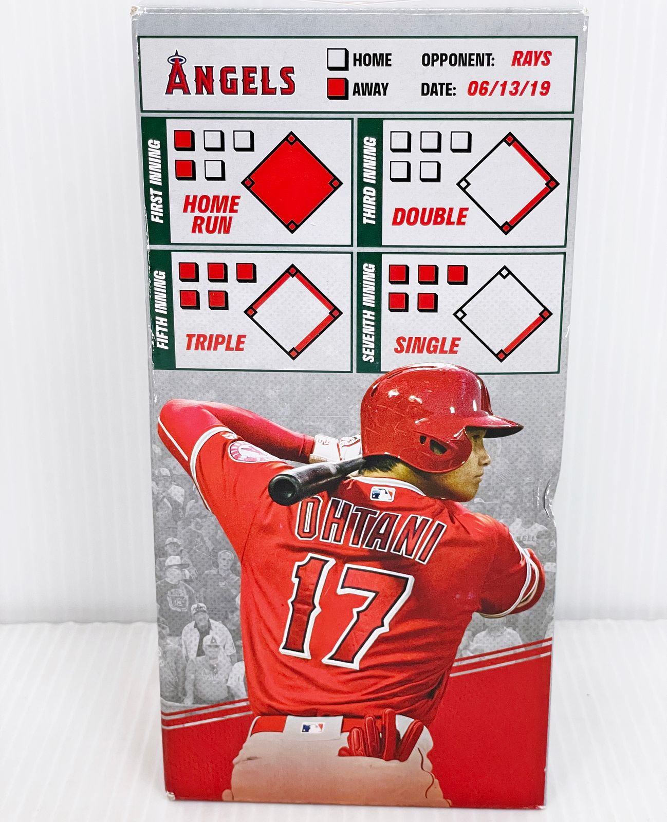 未使用相当 大谷翔平 サイクルヒット記念 ボブルヘッド人形