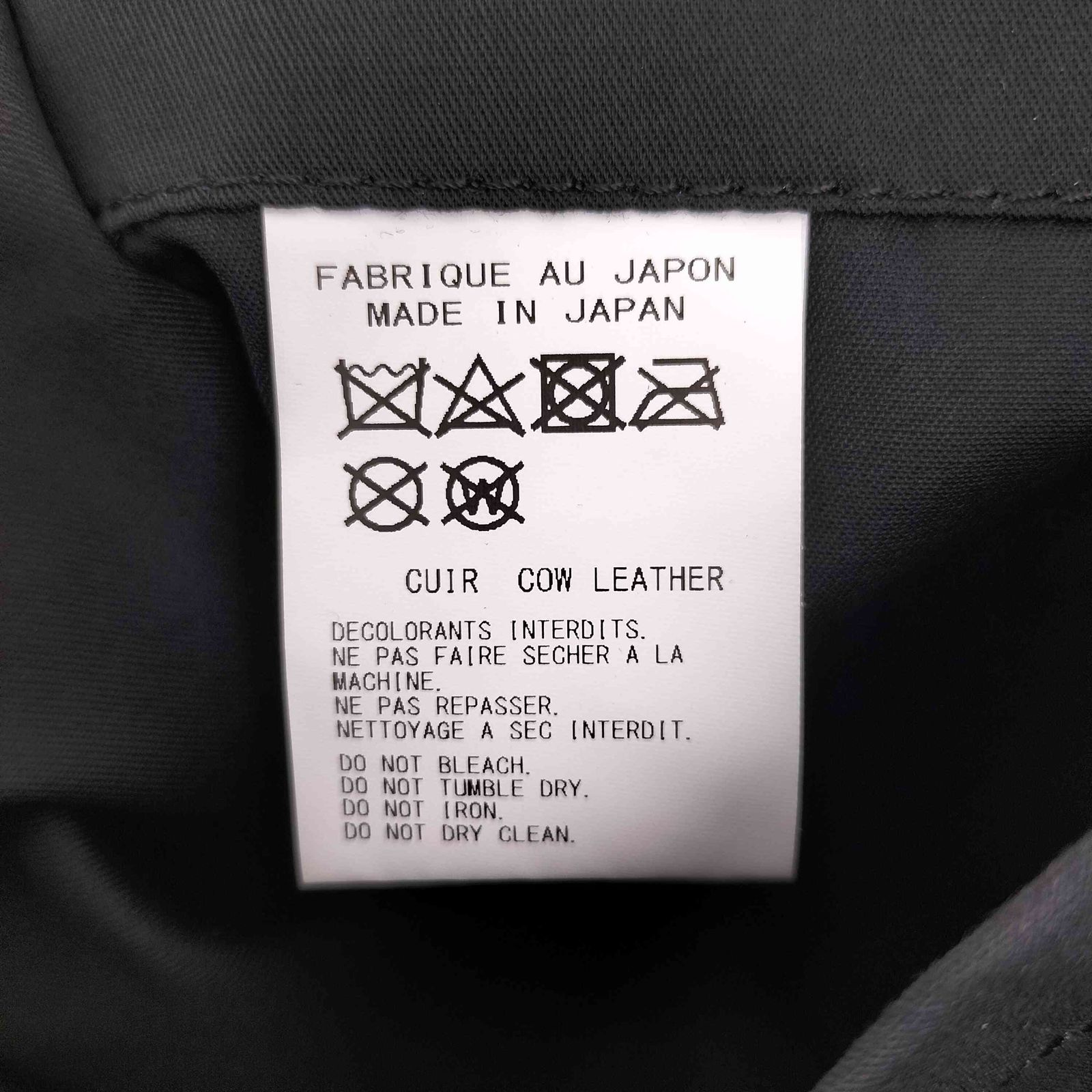 ヨウジヤマモト Yohji Yamamoto NOVELTY LEATHER CROSSBODY BAG メンズ