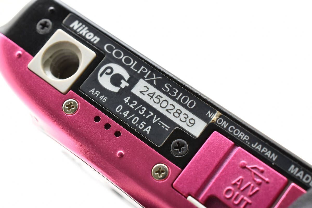 ニコン Nikon COOLPIX S3100 ピンク #3121W0805#011 - メルカリ