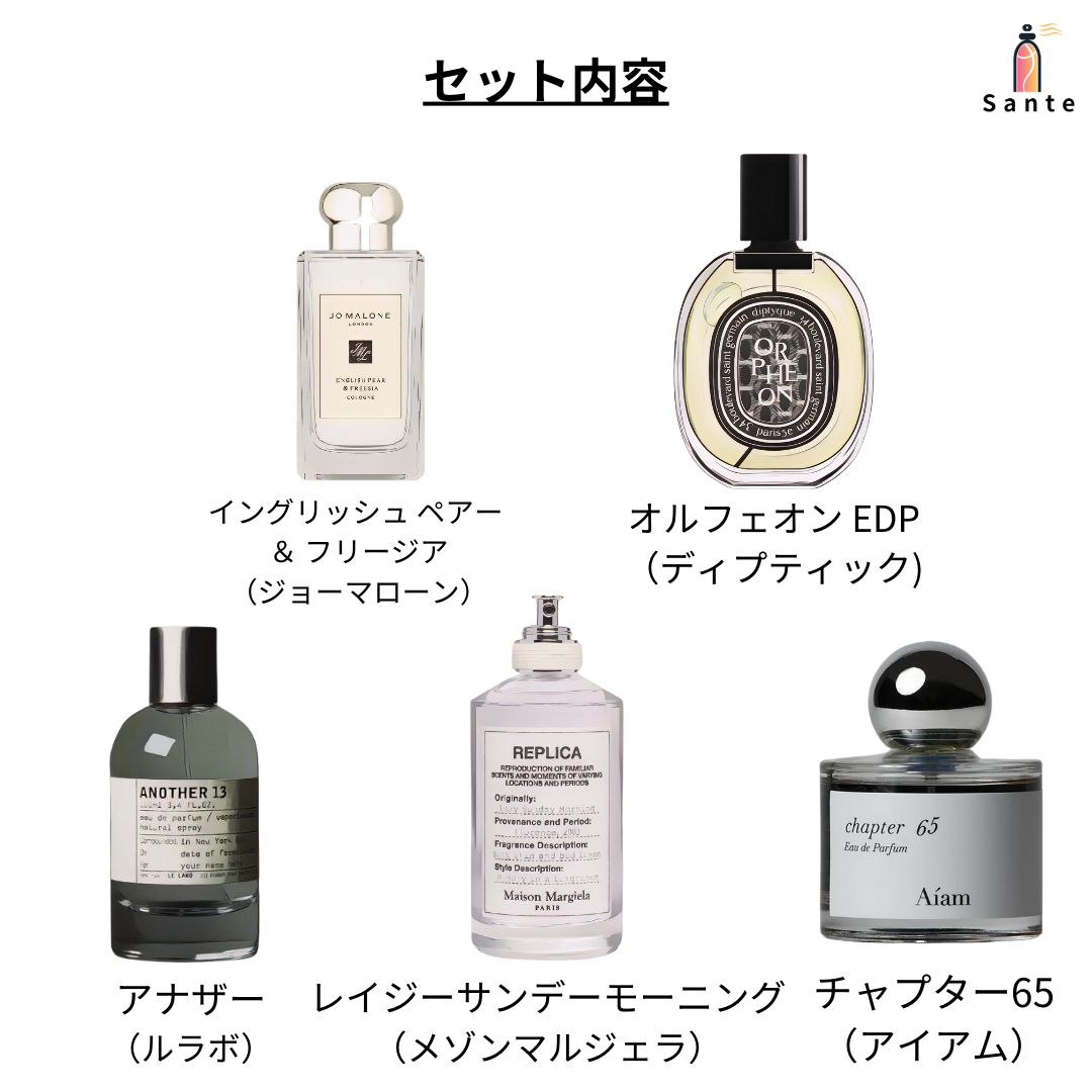 正規品】ミニ 香水セット(ルラボ アナザー13,オルフェオン,チャプター