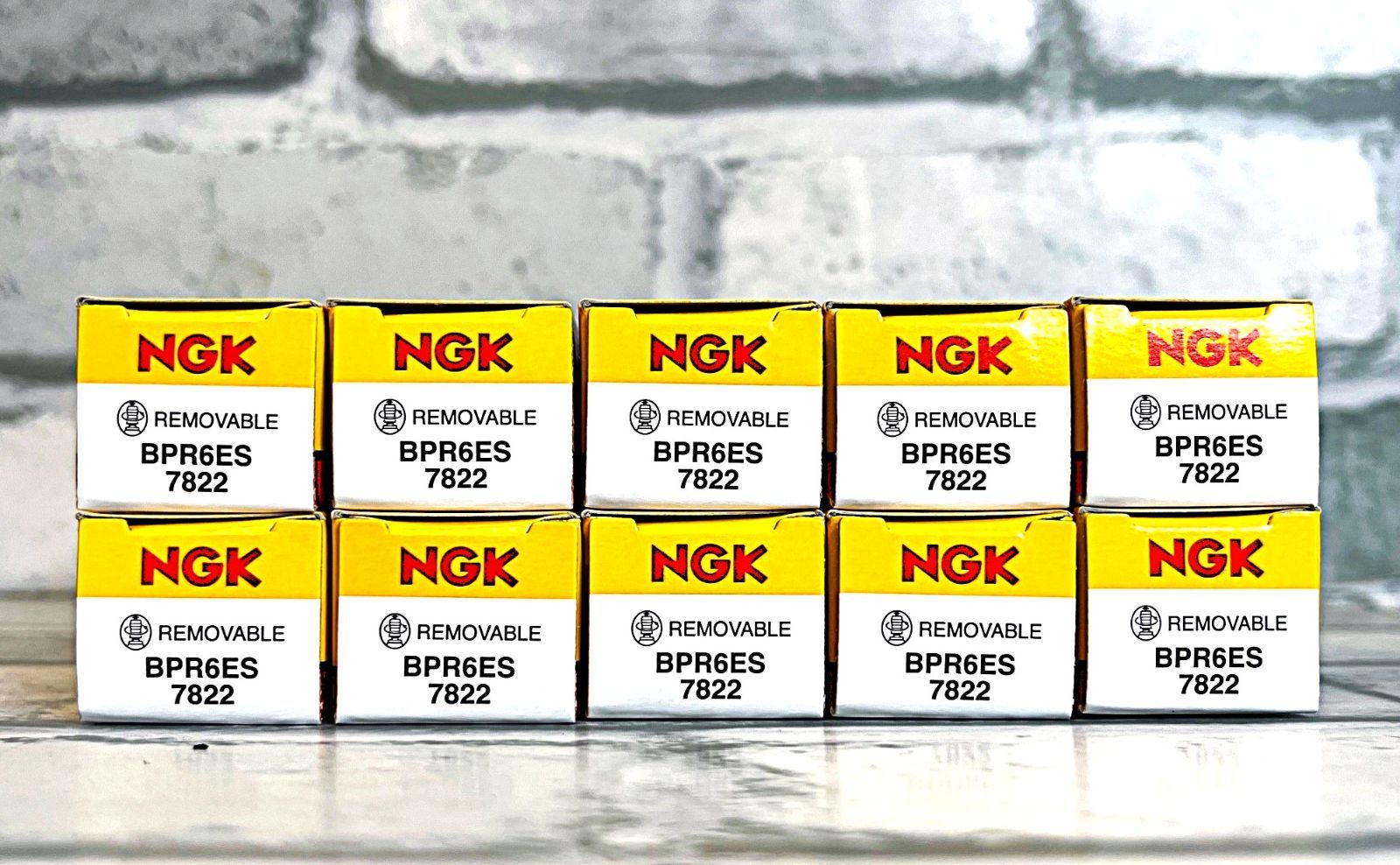 NGK BPR6ES (7822) 10個セット 新品 送料込 モトグッチ グリーゾ850 ('06～) 適合