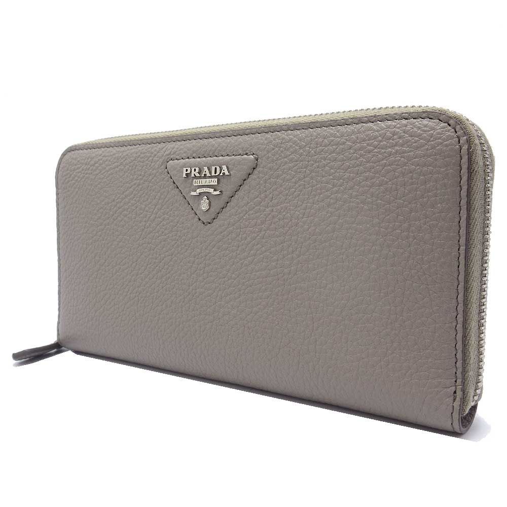 プラダ 長財布 PRADA PORTAF.GRANDE LAMPO キルティング ラウンド