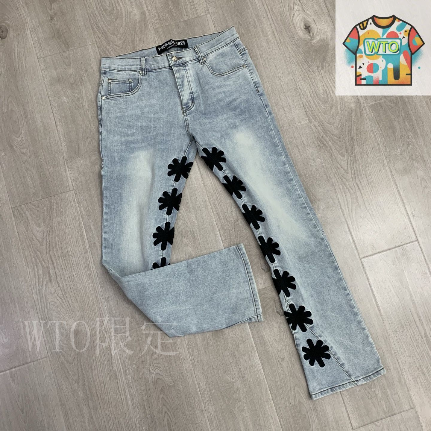 パンツ LOSTSHDWS LOGO JEANS 今日特価】LOSTSHDWS LOGO JEANS デニムパンツ - メルカリ