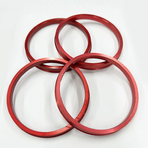 アルミ ハブリング 外径110mm/内径100.1mm 4個入　／ニッサン NV350 等