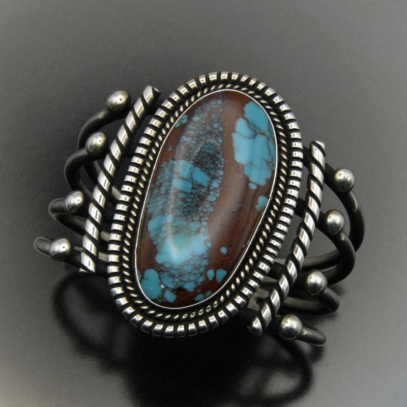 Ivan Howard ナバホ族 バングル レッドマウンテン ターコイズ アイバンハワード ブレスレット メンズ レディース 80007188