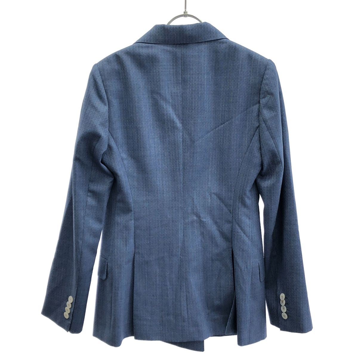 Kiton キートン ウールダブルセットアップスーツ D36510K09P77 ブルー ジャケット40 パンツ38