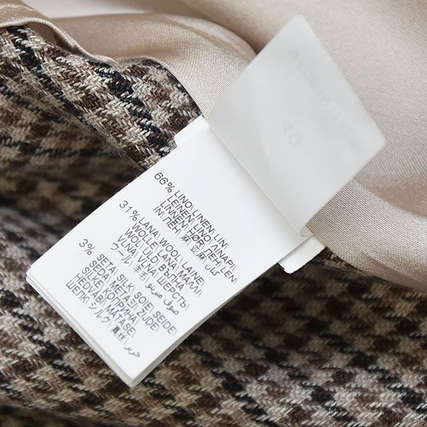 BRUNELLO CUCINELLI ブルネロクチネリ シルクリネンダブル