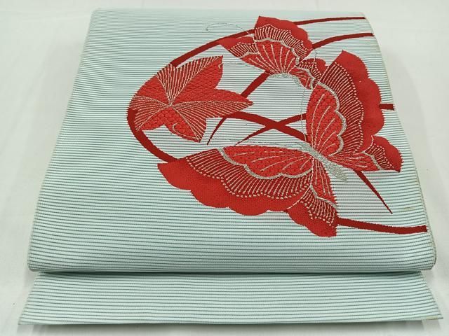 平和屋着物○本塩沢 舞桜文 正絹 逸品 DAAV1414tw