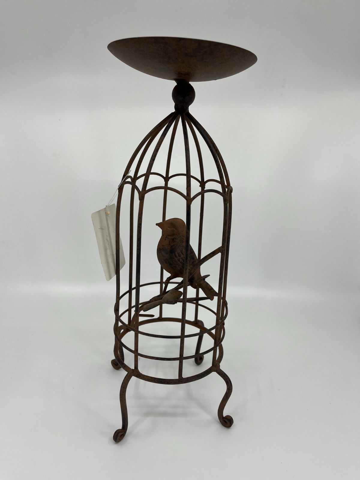 アイアン製キャンドルホルダー 小鳥のキャンドルホルダー アンティーク