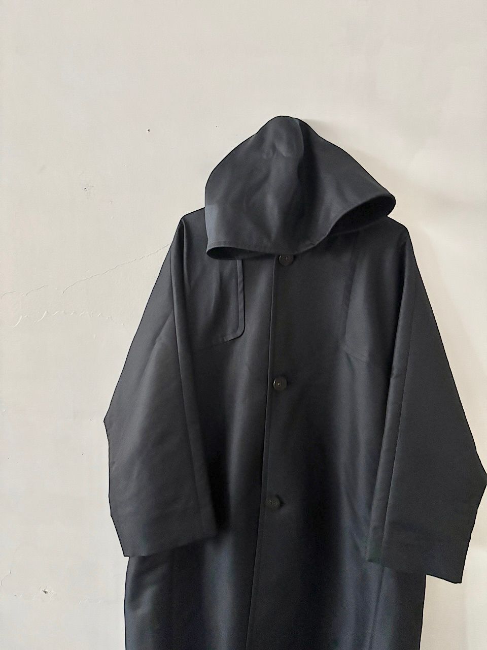 GALERIE VIE シェイプメモリーフーデットラグランコート【最終価格】 GALERIE VIE シェイプメモリーフーデットラグランコート【最終価格