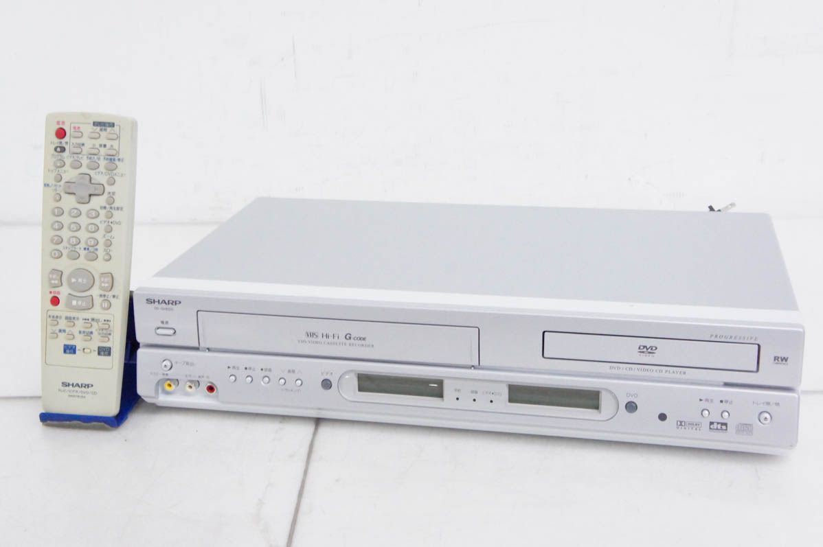 SHARPシャープ VTR一体型DVDビデオプレーヤー DVDプレーヤー一体型VHSビデオデッキ DV-GH600