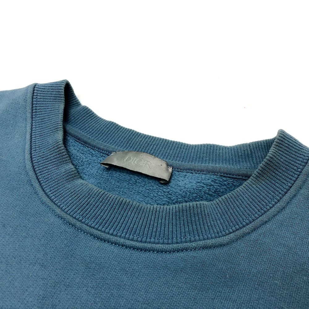 Dior ディオール 943.J612A0531 CDアイコン クルーネック スウェット トレーナー ブルー メンズ ディオール Dior CDアイコン 943.J612A0531 クルーネック スウェット