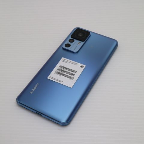 新品同様 SIMフリー Xiaomi 12T Pro ブルー スマホ 土日祝発送
