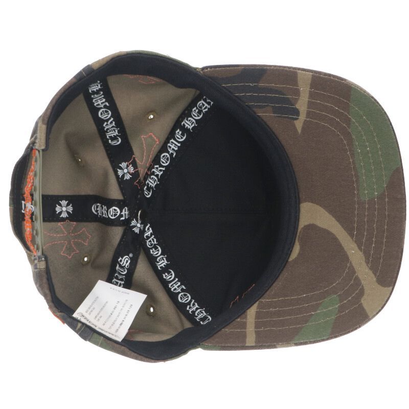 クロムハーツ CH HAT CH刺繍クロスパッチベースボールキャップ