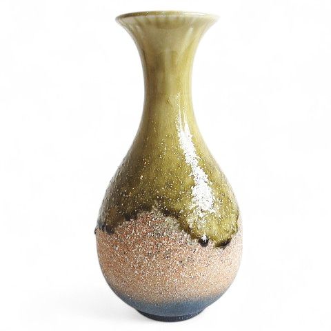 信楽焼 三彩造 花瓶 花器 壺 木箱付き - メルカリ