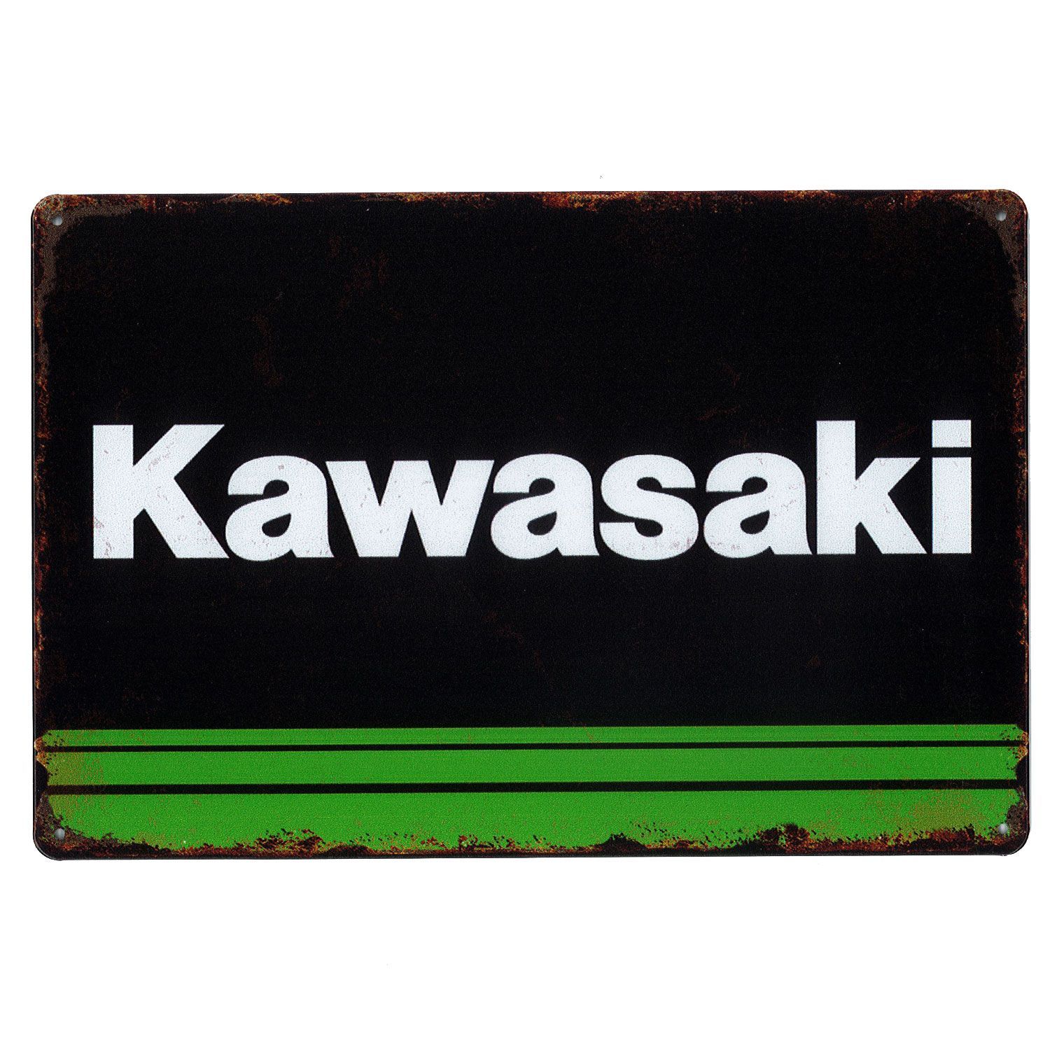 川崎重工業 KAWASAKI アルミプレート 看板 当時物 Z1 Z2 H2 W1