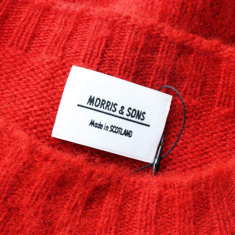 未使用 保管品 イギリス製 Bshop モリスアンドサンズ MORRIS&SONS KNIT VEST ニットベスト 36 レッド/トップス【2400014483642】 未使用 保管品 イギリス製 Bshop モリスアンドサンズ