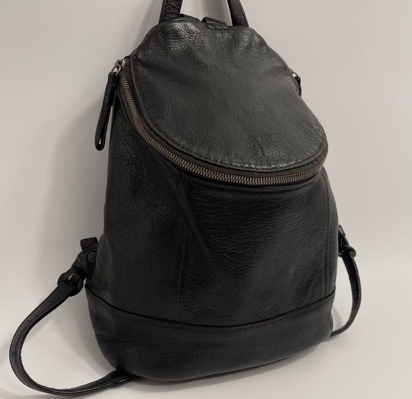 genten ゲンテン リュック ブラック ゴートヌメ