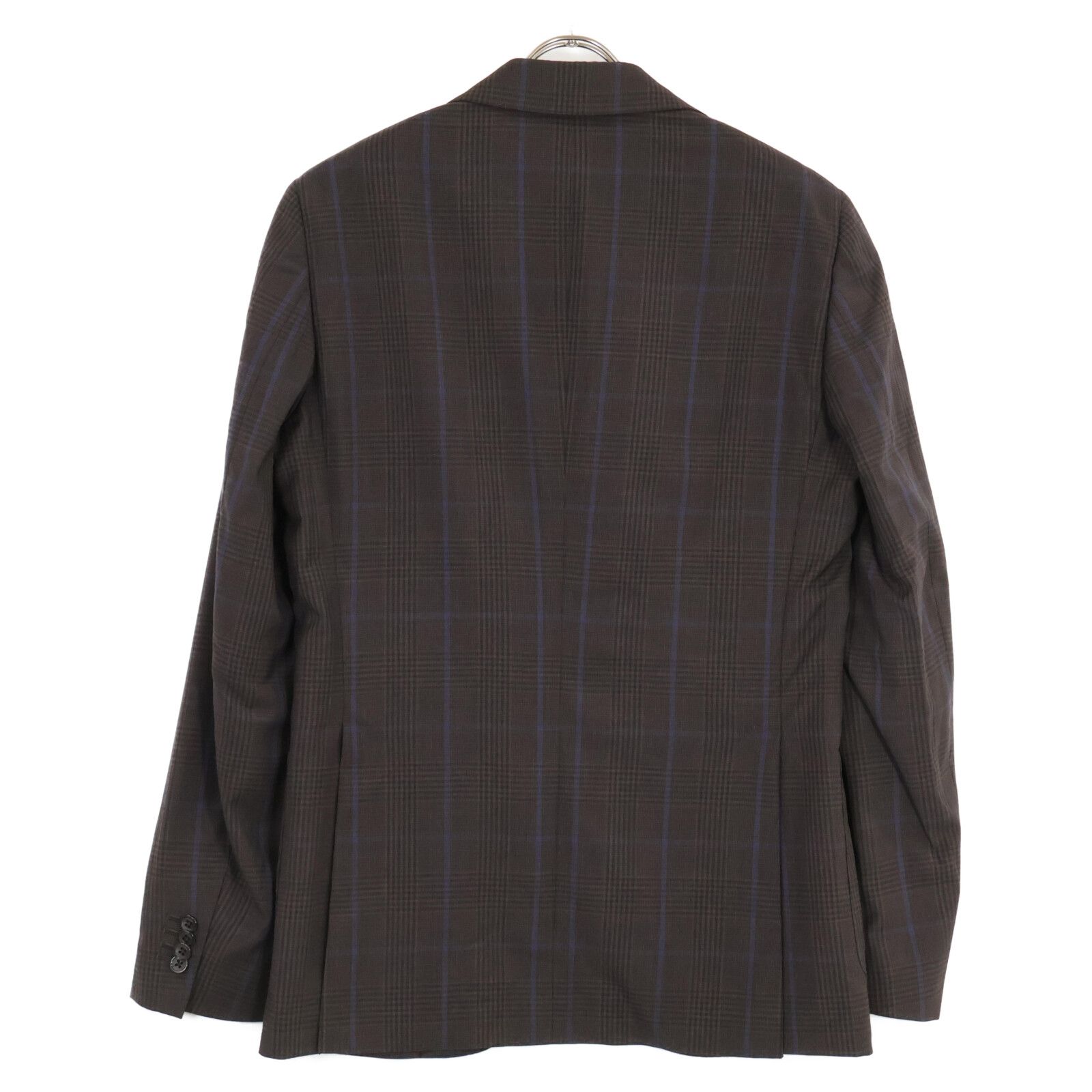 【美品】Belvest ベルベスト チェックジャケット サイズ46 Belvest ベルベスト ﾌﾞﾗｳﾝ G71102 ﾁｪｯｸ 3Bｼﾞｬｹｯﾄ 46 - メルカリ