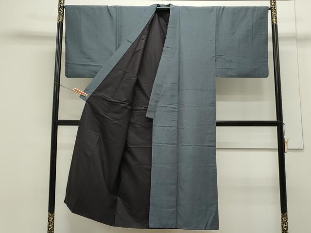 藍鼠色 正絹