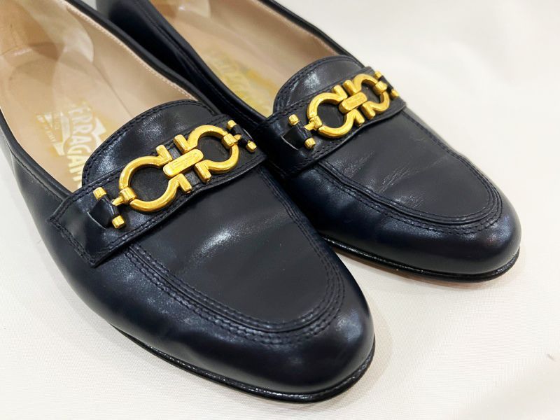 Salvatore Ferragamo/サルヴァトーレフェラガモ ガンチーニレザー