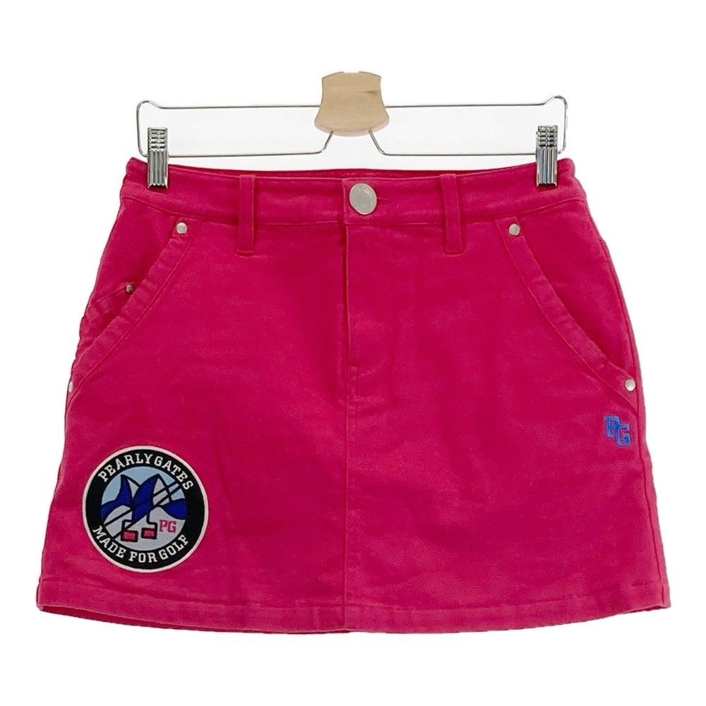パーリーゲイツ スカート M サイズ 1 ゴルフウェア レディース 裏起毛