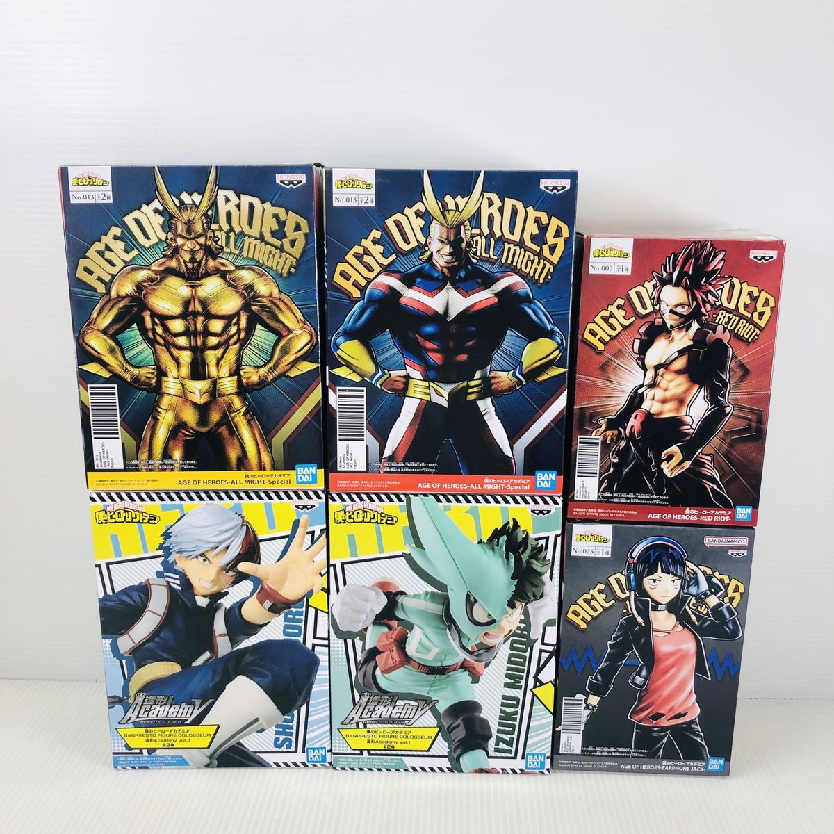 僕のヒーローアカデミア フィギュア 6点セット - メルカリ