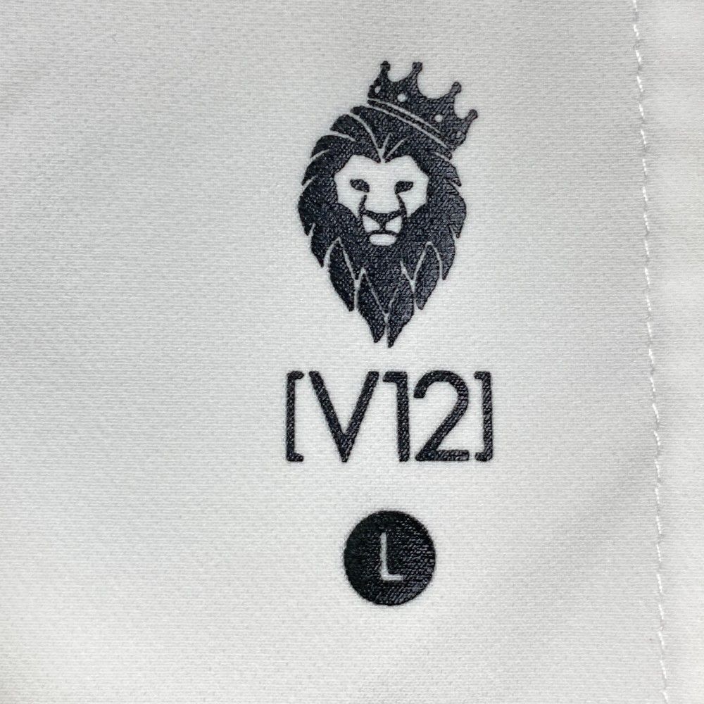 サイズ：L V12 ヴィトゥエルヴ  ハーフパンツ  ホワイト系 [240101428617] ゴルフウェア メンズ ストスト V TWELVE LX SEAMLESS SHORTS ホワイト ハーフパンツ V12 メンズ