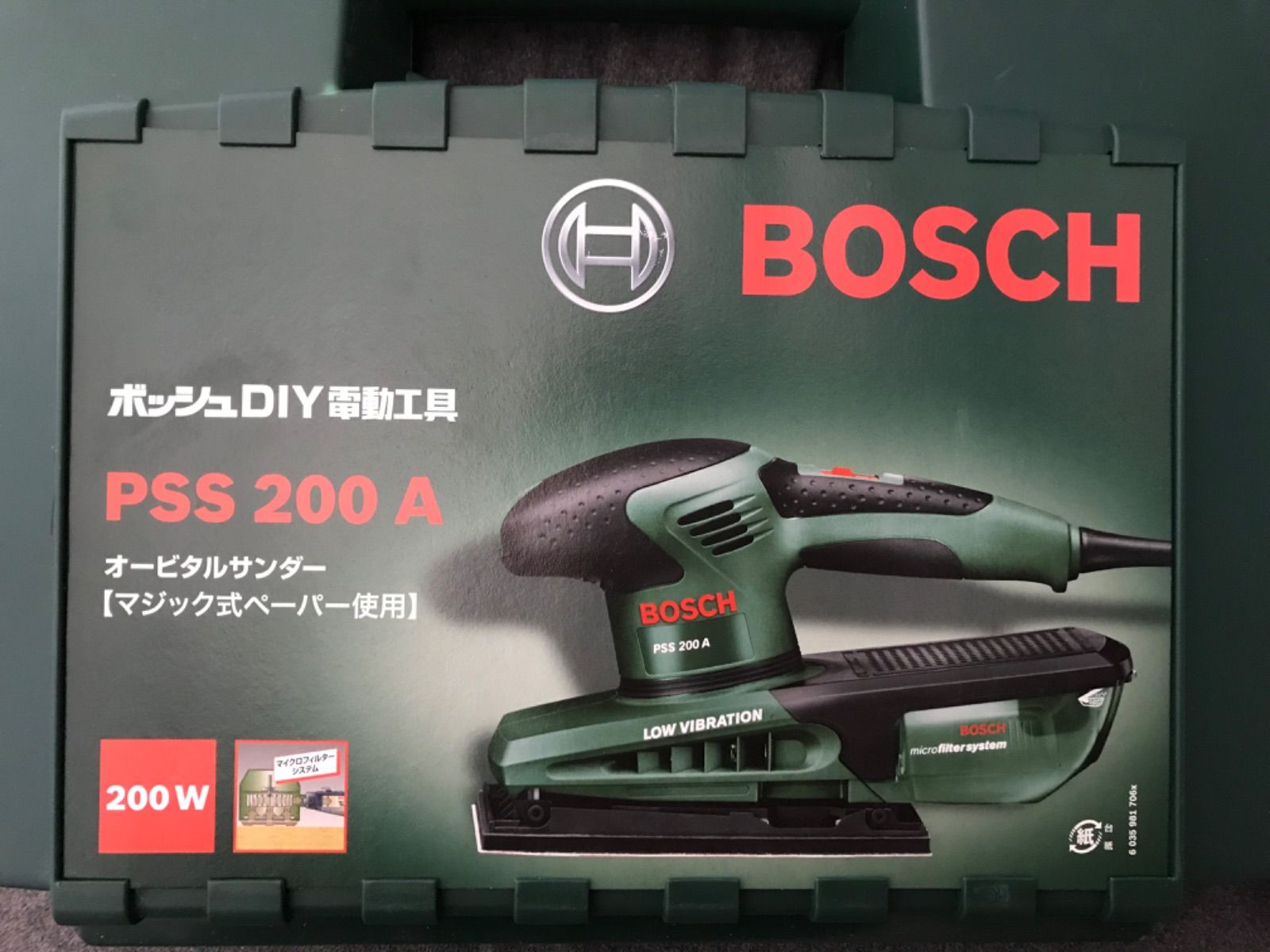 BOSCH(ボッシュ) 吸じんオービタルサンダー PSS200A 展示品未使用