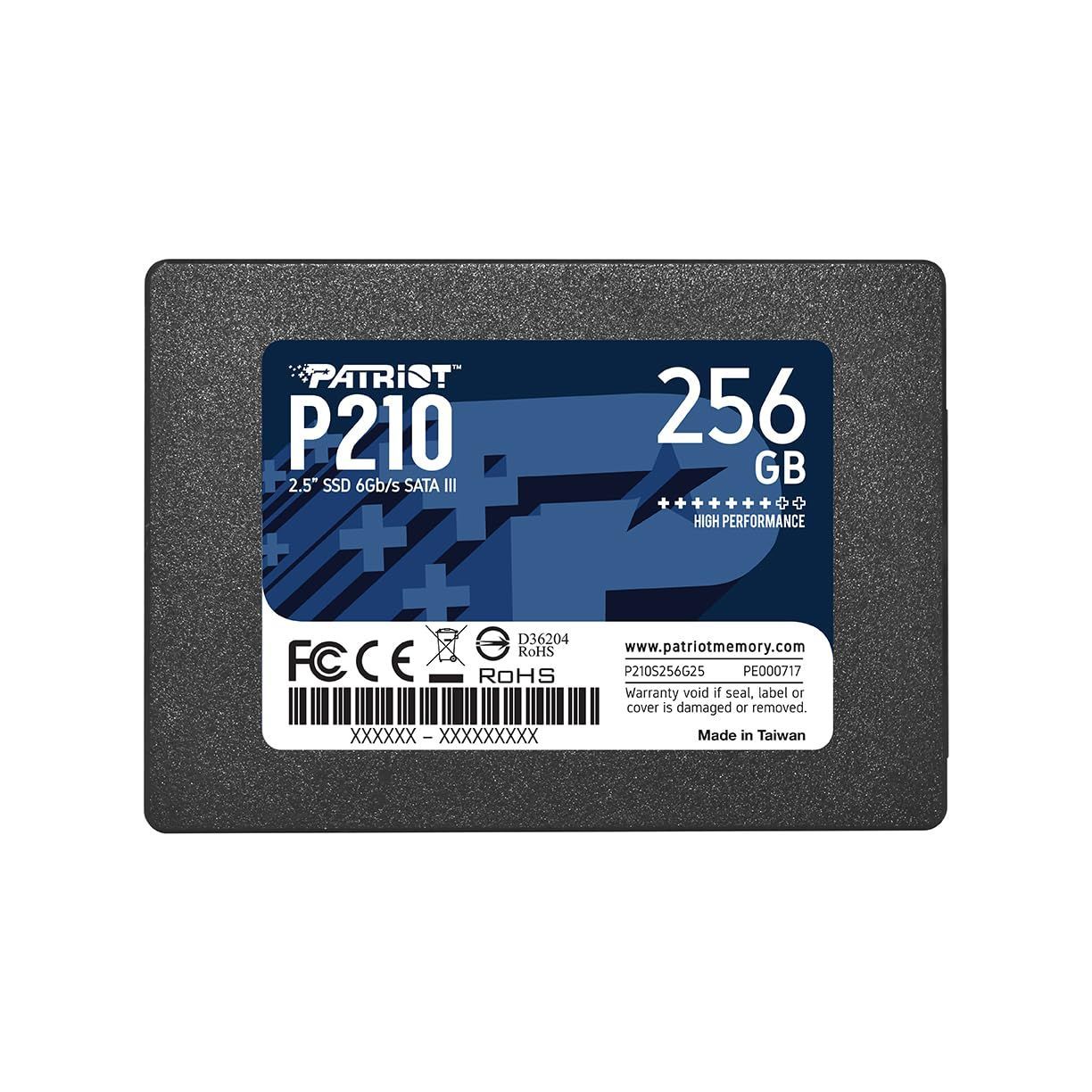 2025，人気 新品 Patriot Memory P210 256GB SATA3 内蔵型SSD 6Gb/s 2.5インチ 7mm P210S256G25 内蔵型SSD