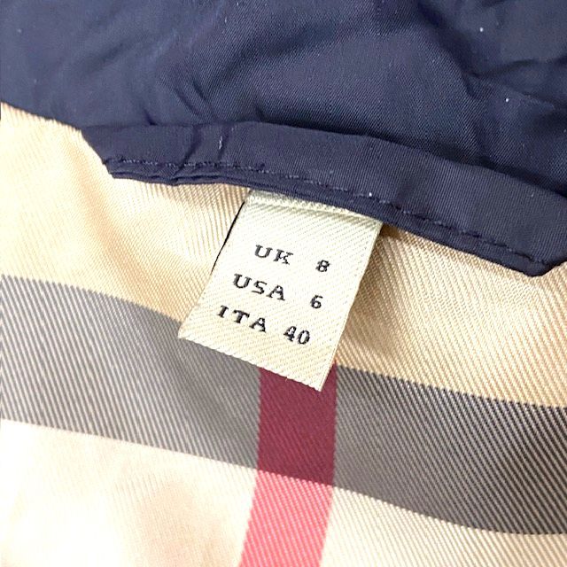BURBERRY バーバリー トレンチコート ナイロン ネイビー UK