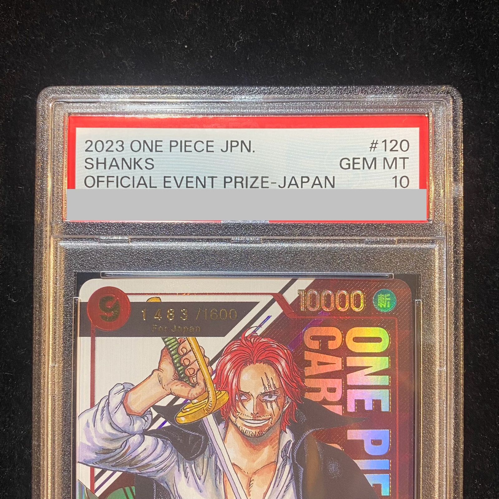 PSA10】シャンクス for Japan シリアルナンバー入り フラッグシップ 