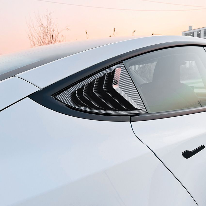 TESLA テスラ Model3 2025年以降 新型対応 リアウィンドウ ルーバーデコレーション 外装ドレスアップステッカー カスタムパーツ 春物定番人気 ZMC0257