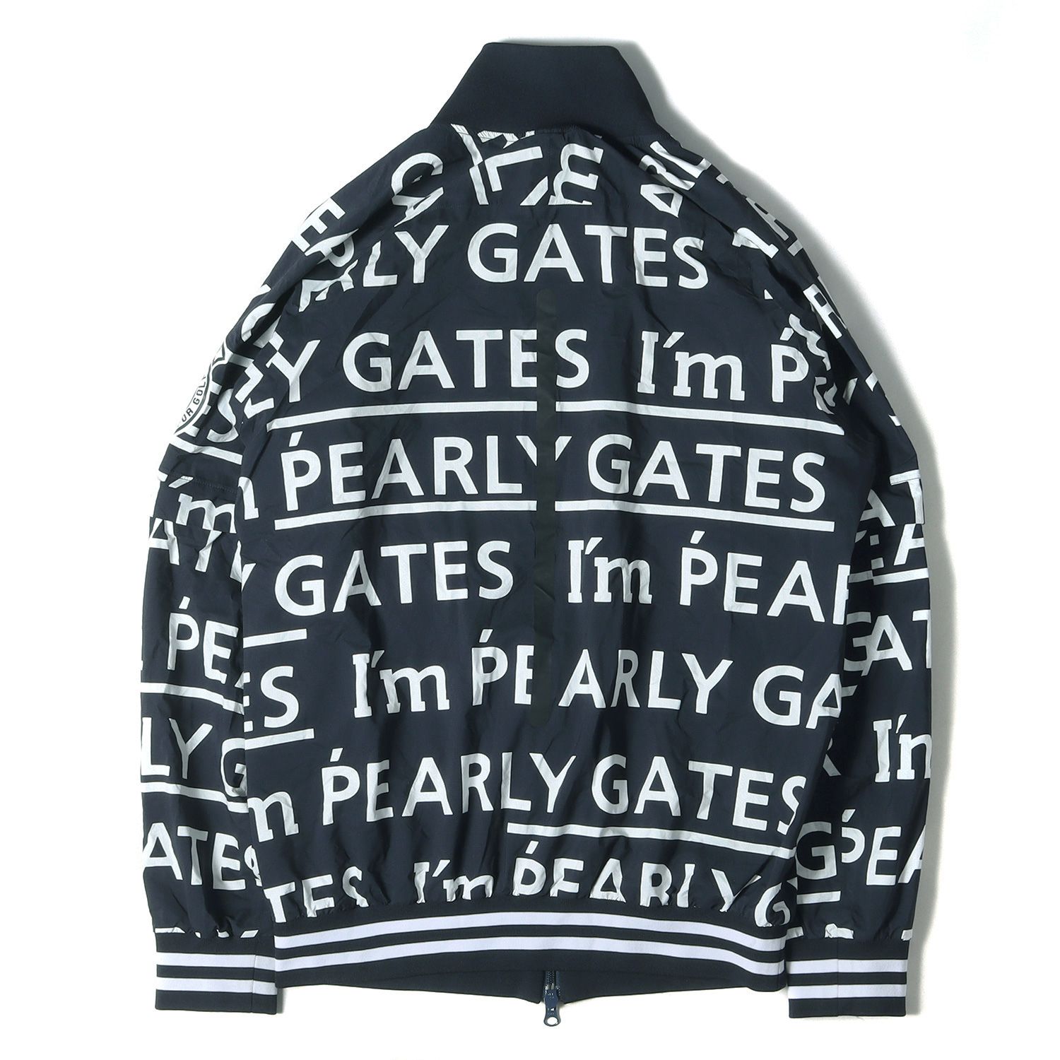 【美品】パーリーゲイツ ナイロンジャケット Komatsu 2way 総柄 PEARLY GATES/パーリーゲイツ×komatsu撥水パーカジャケット 5