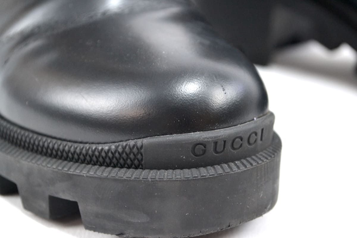 20AW GUCCI bottines a ornements グッチ ベルト付き レザー アンクル