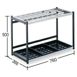 折りたたみ式傘立てＡ型４８本収納UB2802480 テラモト