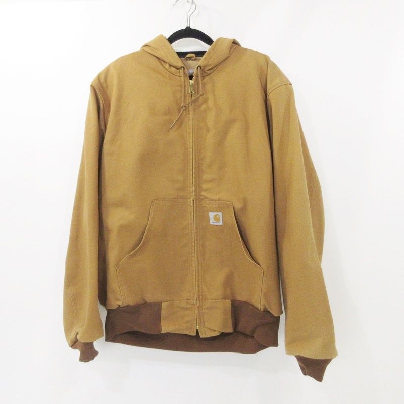【姫路東店】 中古 Carhartt | カーハート フーデットジャケット THERMAL LINED DUCK ACTIVE JACKET J131-BRN ブラウン サイズ：M 【093】