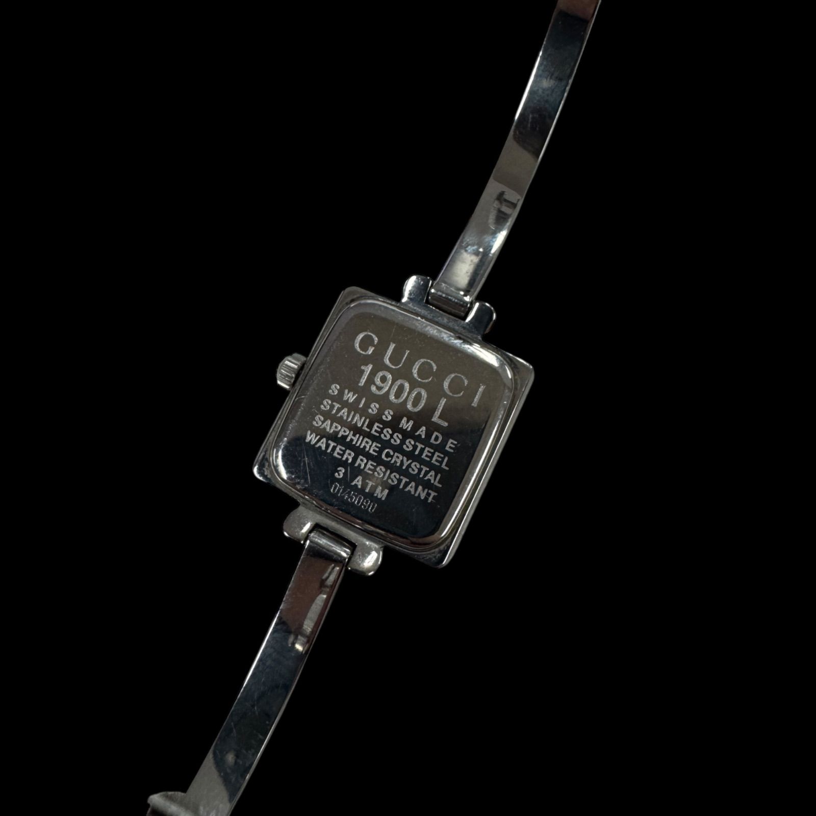 稼働 美品 GUCCI グッチ 1900L バングルウォッチ クォーツ レディース