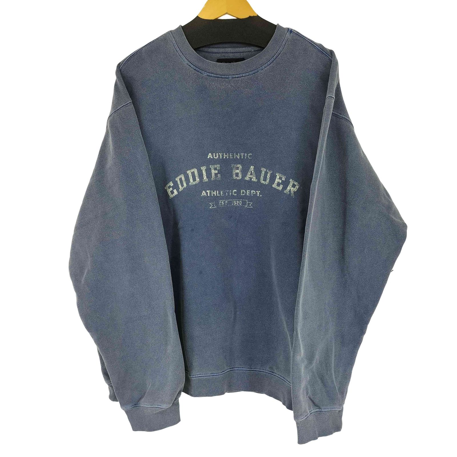 エディーバウアー Eddie Bauer 90~00s アーチプリントクルーネックスウェット メンズ JPN：L 