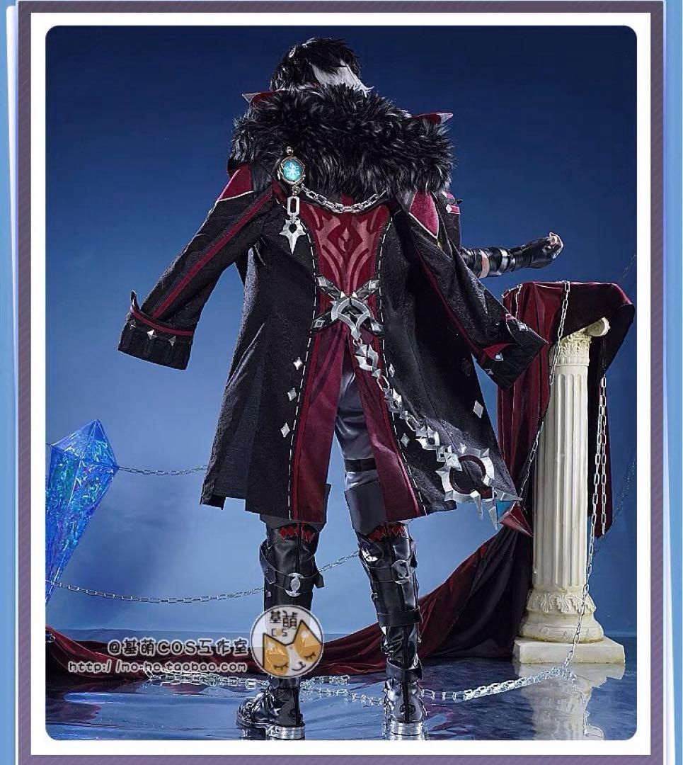【12月スーパーSALE 15%OFF】 基萌 原神 靴追加可能 高級※ウィッグ 衣装 コスプレ リオセスリ コスプレ衣装