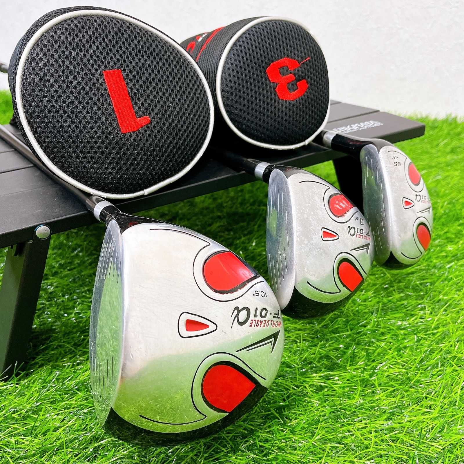 初心者向けセット】 ワールドイーグル メンズゴルフクラブ11本セット R